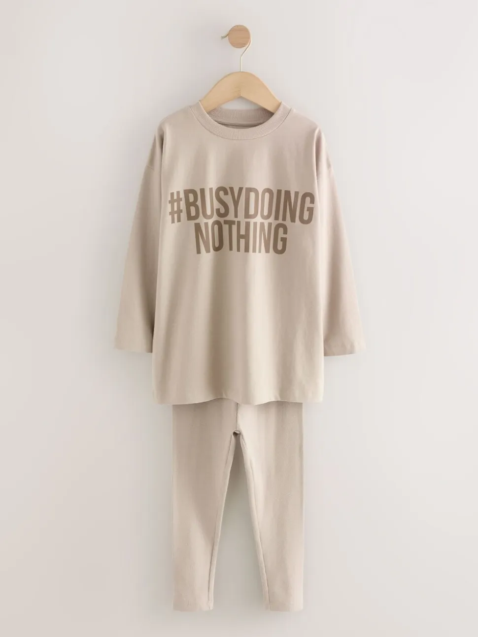 Naturel slogan - Legging pyjama's verpakking van 3 (3 - 16 jr)