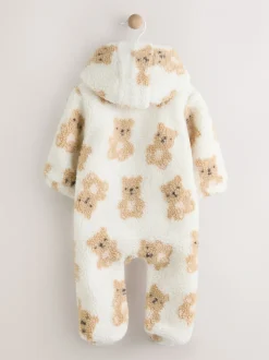 Natuurlijk - Bear Borg babypakje met all-over print (0-18mnd)