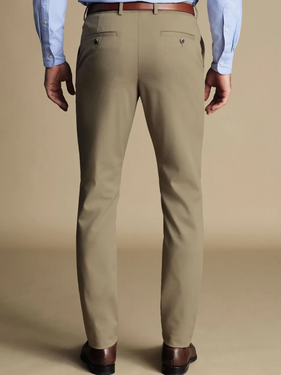 Natuurlijk - Slim Fit - Charles Tyrwhitt - Ultieme strijkvrije Franse slim-fit chino
