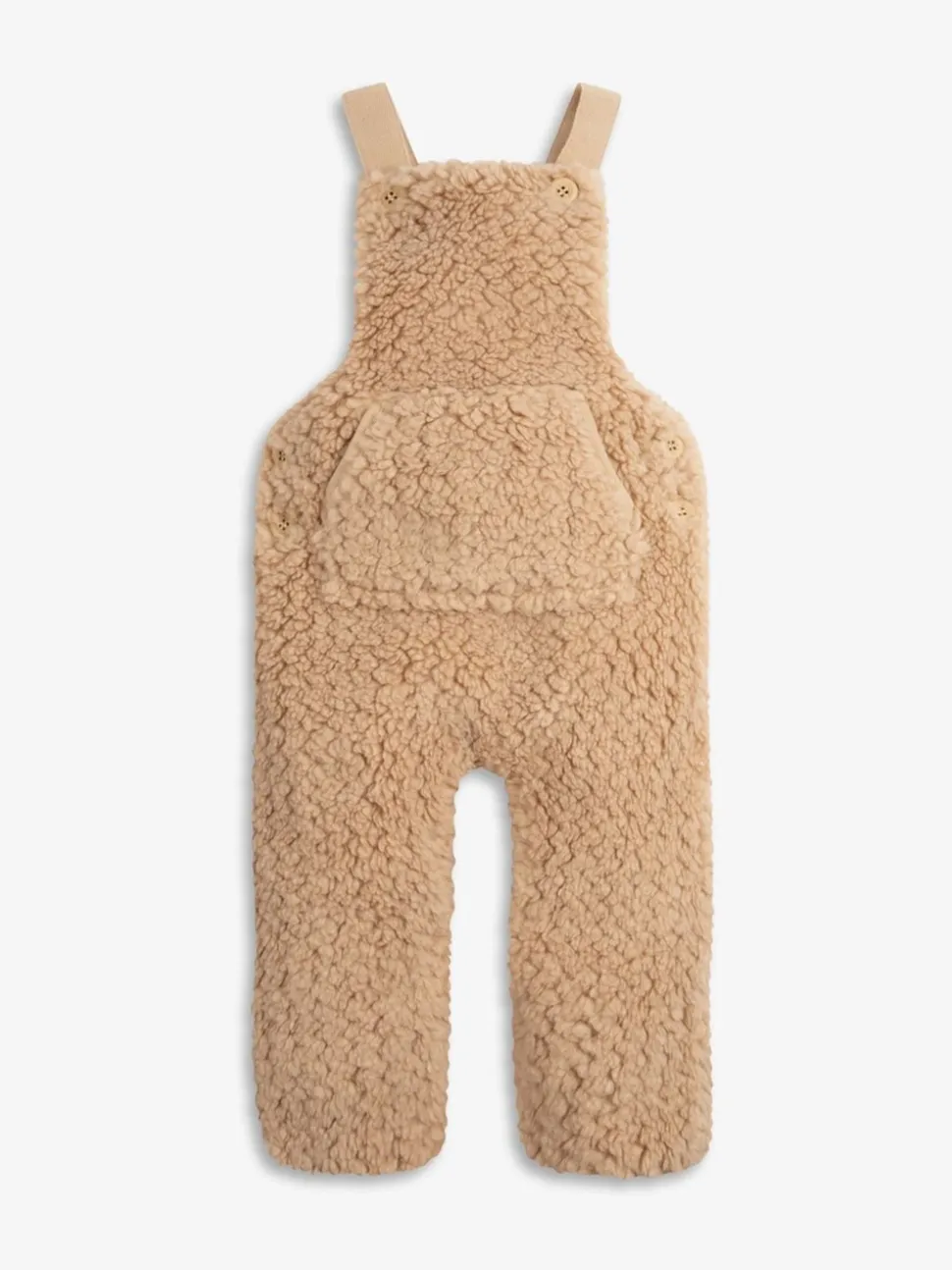Natuurlijk - The Little Tailor - Set van dikke tuinbroek van sherpafleece en body voor baby's