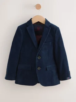 Navy Blue Corduroy - Blazer (3-16yrs)