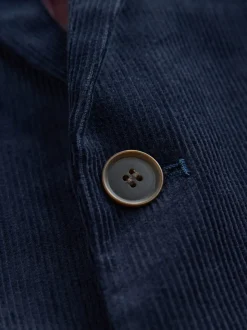 Navy Blue Corduroy - Blazer (3-16yrs)