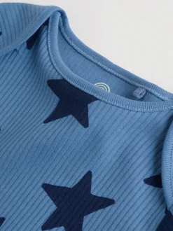 Navy Star - Set van 5 rompertjes met lange mouwen