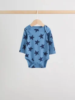 Navy Star - Set van 5 rompertjes met lange mouwen