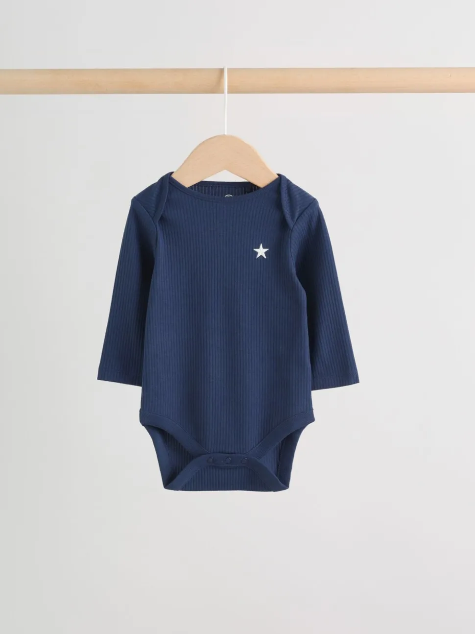 Navy Star - Set van 5 rompertjes met lange mouwen