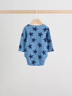 Navy Star - Set van 5 rompertjes met lange mouwen