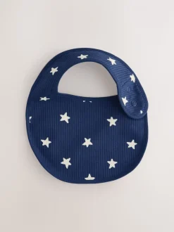 Navy Star - Verpakking met 5 babyslabbetjes