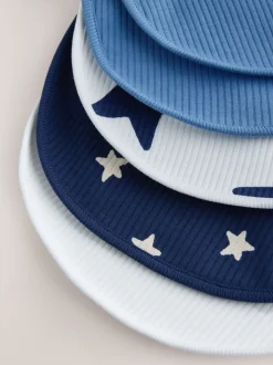 Navy Star - Verpakking met 5 babyslabbetjes