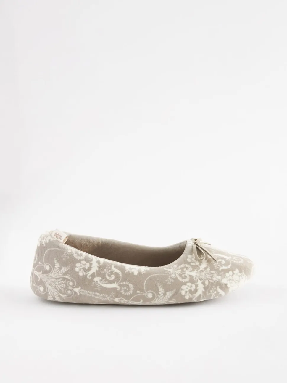 Nertsgrijs/bruin - Laura Ashley ballerina pantoffels
