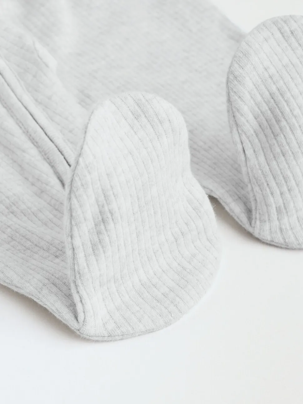 Neutraal - 5 Verpakking van babypyjama's met tweewegrits en voetjes (0-2jr)
