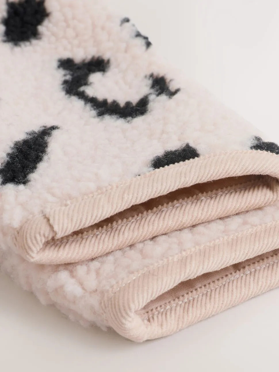 Neutraal - Babyjas van borg met luipaardprint (0mnd -2jr)
