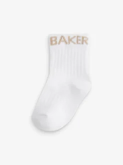Neutraal - Baker by Ted Baker babysokken verpakking van 5