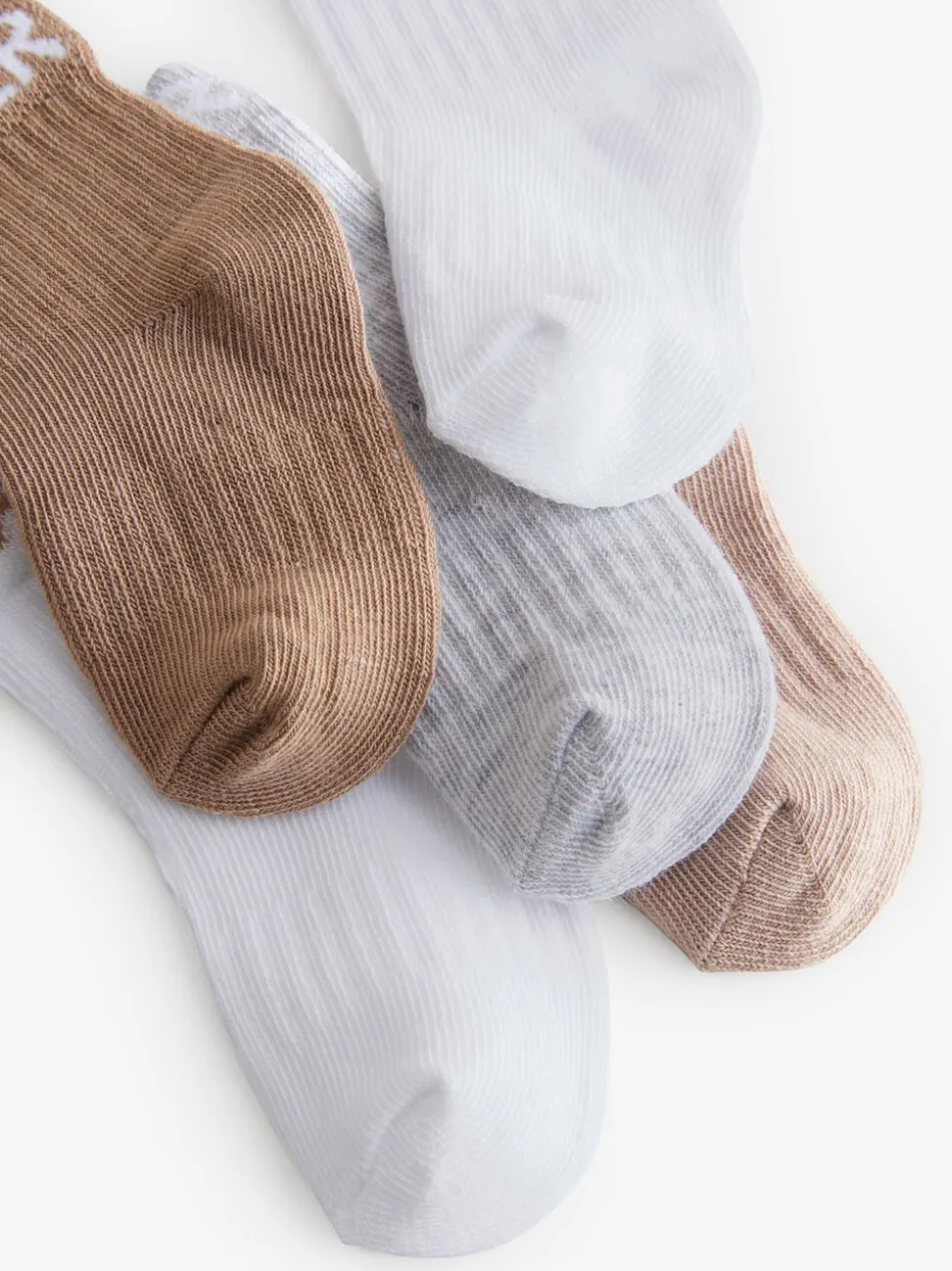 Neutraal - Baker by Ted Baker babysokken verpakking van 5