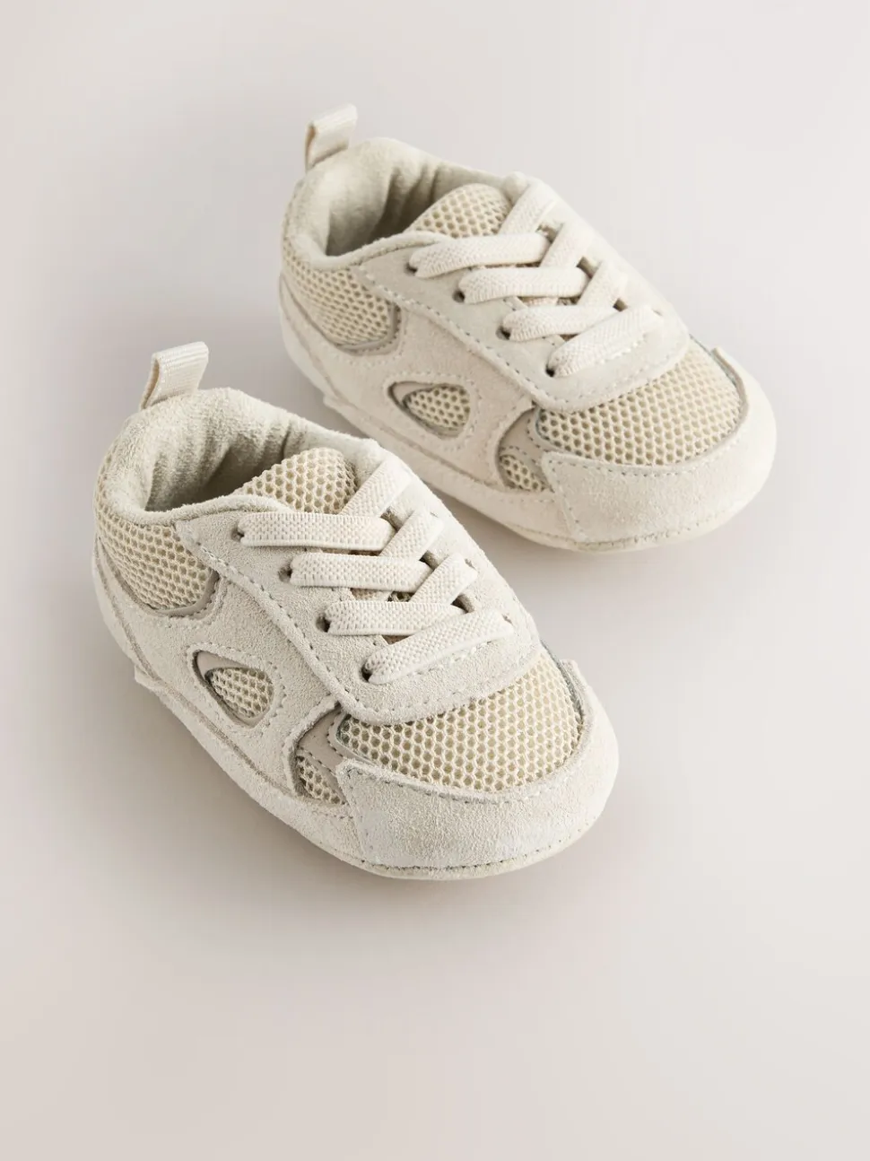 Neutraal - Elastische instapsneakers voor baby's (0-2maanden)
