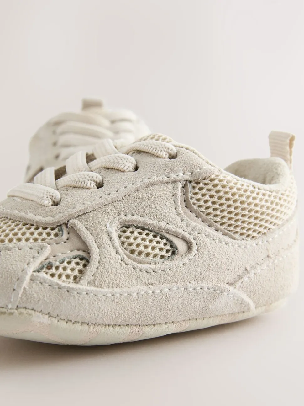 Neutraal - Elastische instapsneakers voor baby's (0-2maanden)