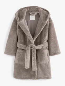 Neutraal - Fleece badjas (1,5-16jr)