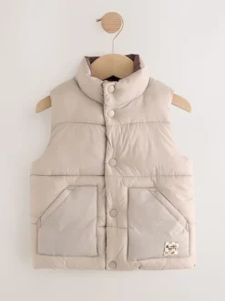 Neutraal - Gewatteerde gilet (3 mnd- 10 jr)
