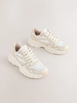 Neutraal - Grove vetersneakers