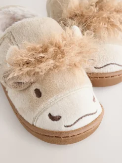 Neutraal - Hamish the Highland Cow Cupsole Slippers