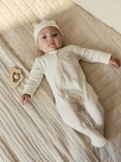 Neutraal - Im New Here Sleepsuit And Hat Set (0-9mths)