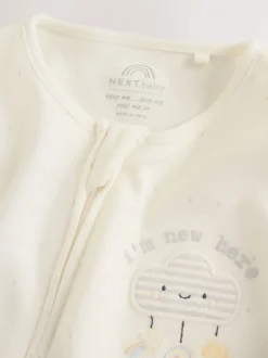 Neutraal - Im New Here Sleepsuit And Hat Set (0-9mths)