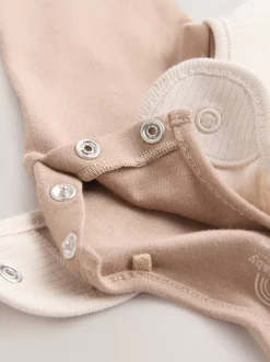 Neutraal - Jersey tuinbroek en rompertje babyset (0mnd-2jr)