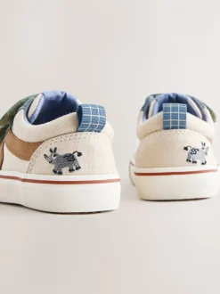 Neutraal - Klittenbandsluiting Skate Trainers