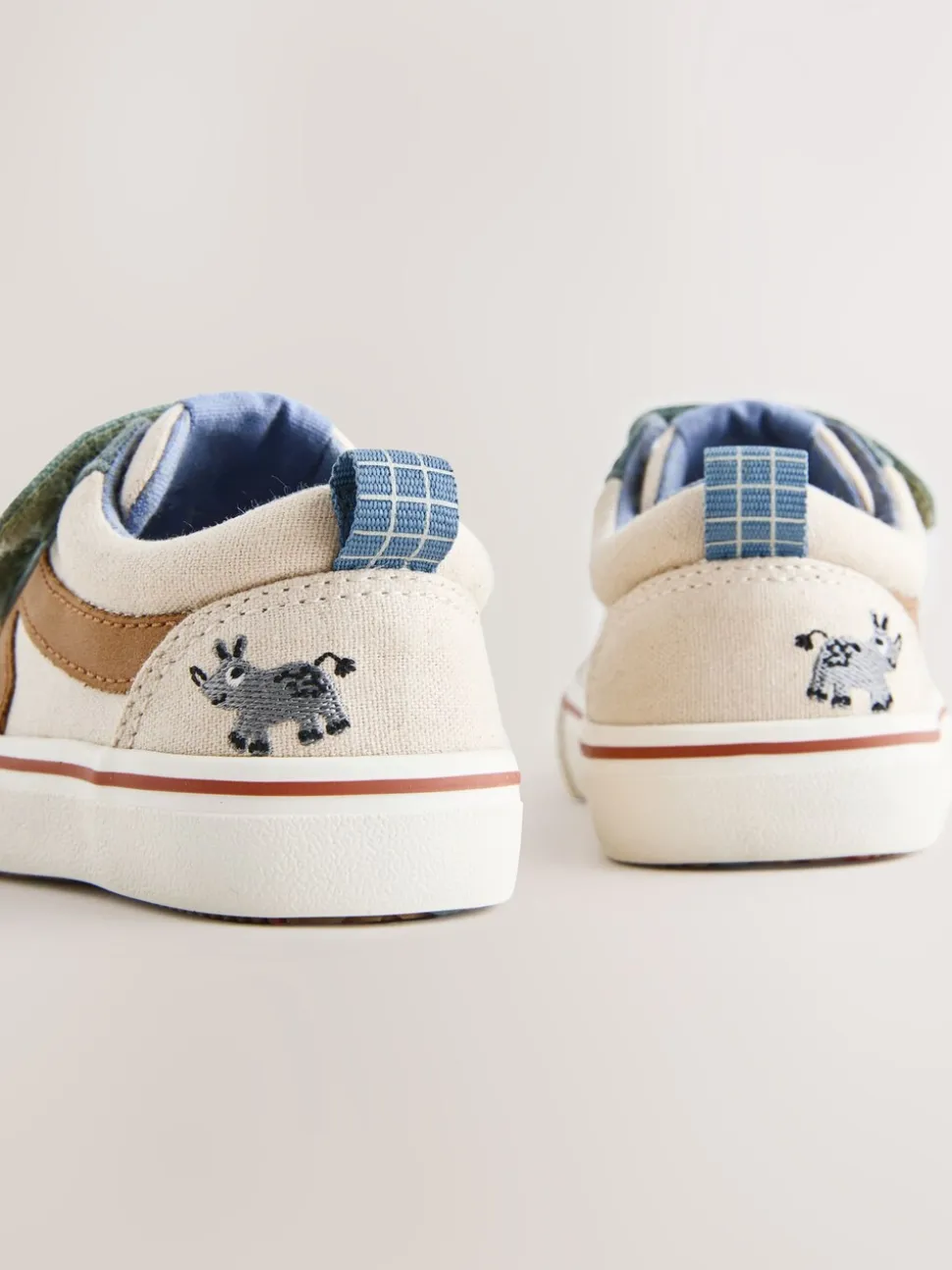 Neutraal - Klittenbandsluiting Skate Trainers
