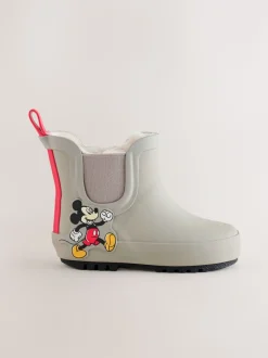 Neutraal - Mickey Mouse warme gevoerde enkellaarzen