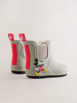 Neutraal - Mickey Mouse warme gevoerde enkellaarzen