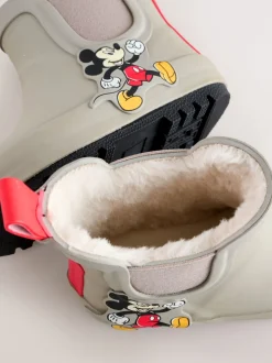 Neutraal - Mickey Mouse warme gevoerde enkellaarzen