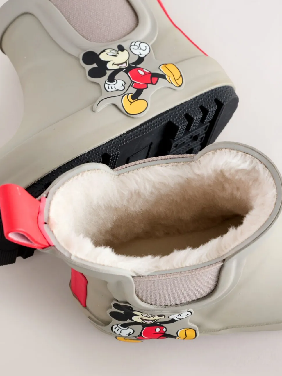 Neutraal - Mickey Mouse warme gevoerde enkellaarzen