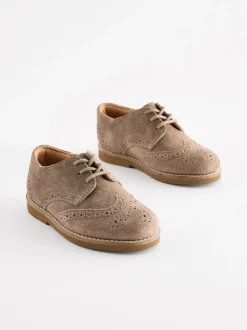 Neutraal - Modieuze brogues van leer
