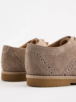 Neutraal - Modieuze brogues van leer