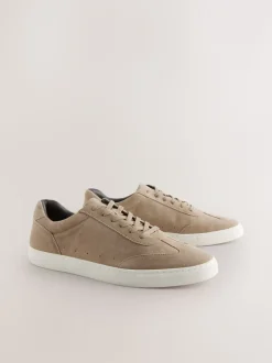 Neutraal - Modieuze suède sneakers