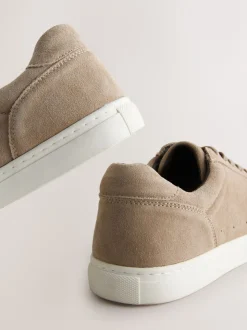 Neutraal - Modieuze suède sneakers