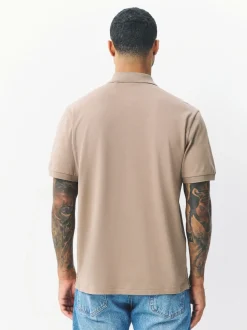 Neutraal - Normale Pasvorm - Piqué poloshirt met korte mouwen