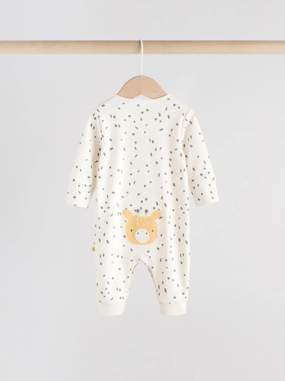 Neutraal - Set van 3 baby pyjama's zonder voetjes met figuurtjes (0mnd-3jr)
