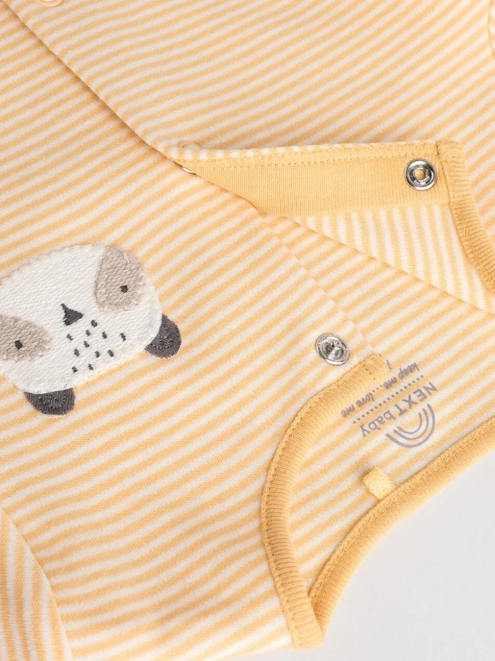 Neutraal - Set van 3 baby pyjama's zonder voetjes met figuurtjes (0mnd-3jr)