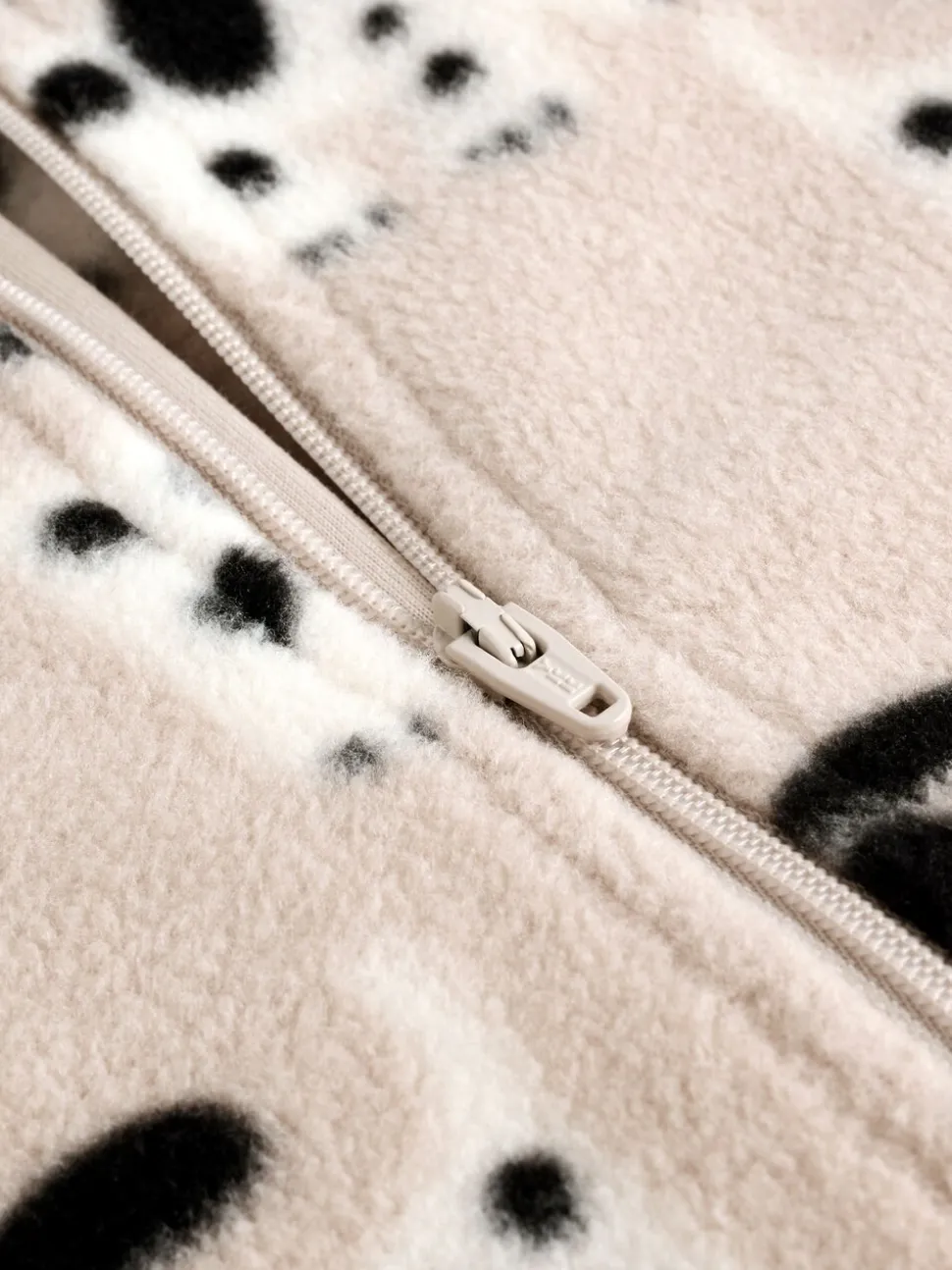 Neutraal - Set van 2 baby-onesies van microfleece met tweewegrits