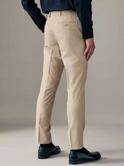 Neutraal - Slim Fit - Chique stretchy broek