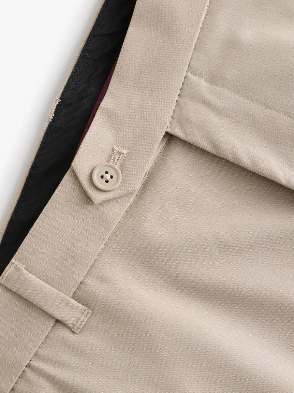 Neutraal - Slim Fit - Chique stretchy broek