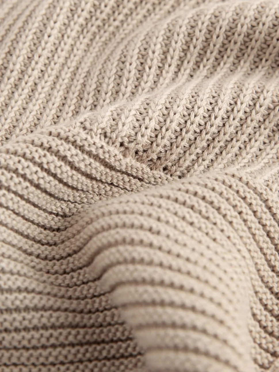 Neutraal - Utility gebreide hoodie (3-16jr)
