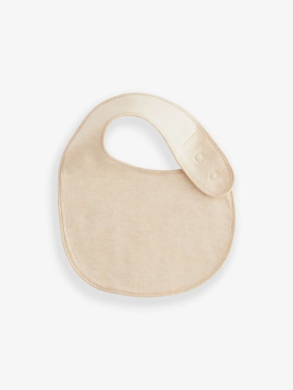 Neutraal - Verpakking van 5 babyslabbetjes van 100% katoen