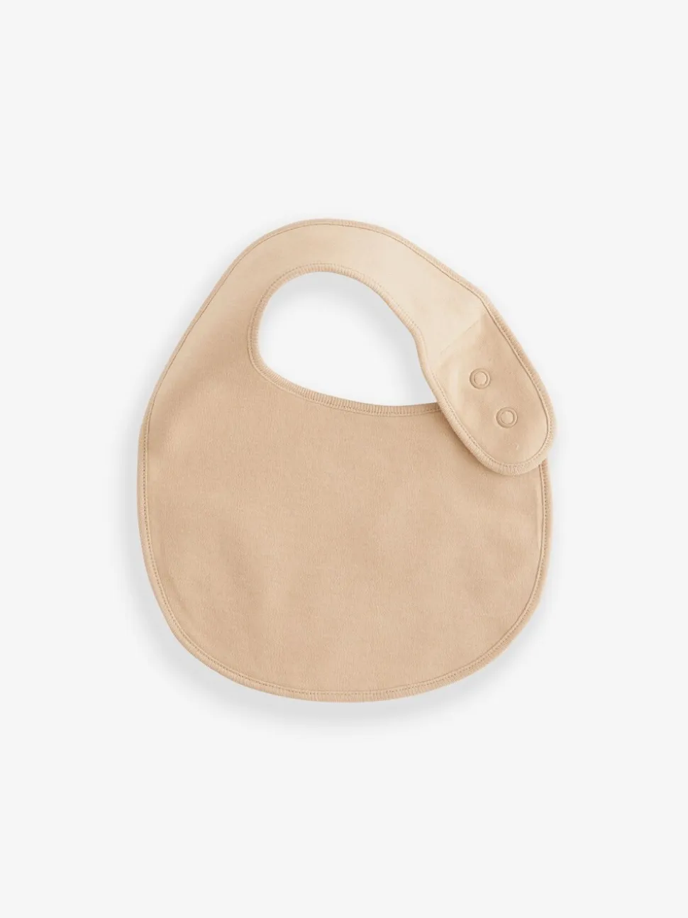 Neutraal - Verpakking van 5 babyslabbetjes van 100% katoen