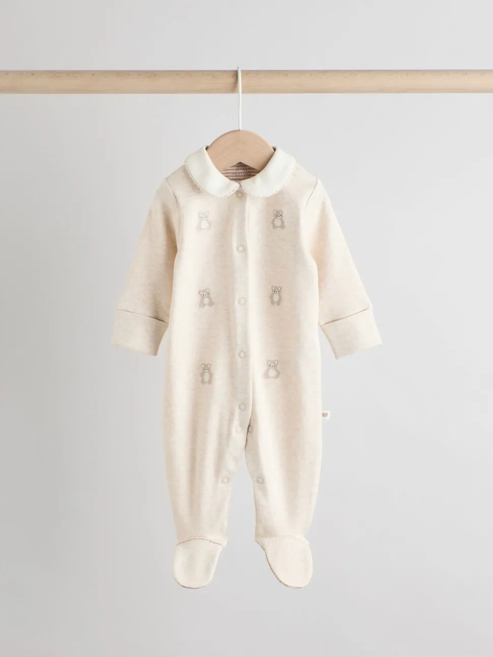 Neutraal - Verpakking van 3 babypyjama's (0-2jr)