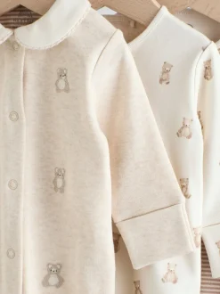 Neutraal - Verpakking van 3 babypyjama's (0-2jr)