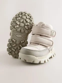 Neutraal - Waterdichte gewatteerde Boots met Klittenbandsluiting