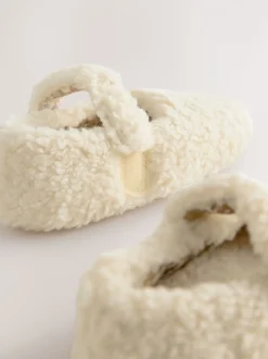 Neutraal borg - Mary Jane pantoffels