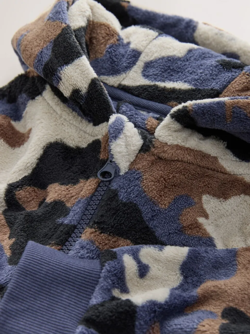 Neutraal camouflage - Fleece onesie (3-16 jr)